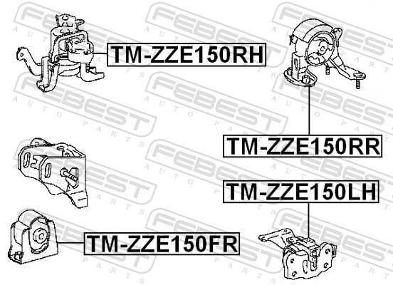 TMZZE150RR FEBEST