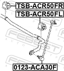 TSBACR50FL FEBEST