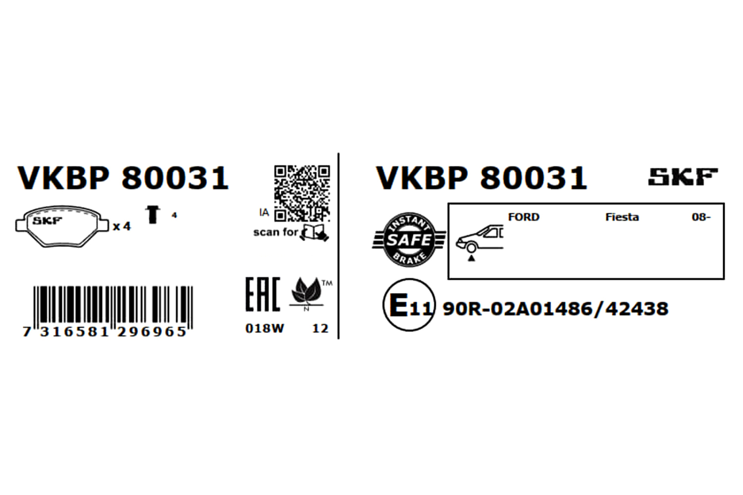 VKBP80031 SKF