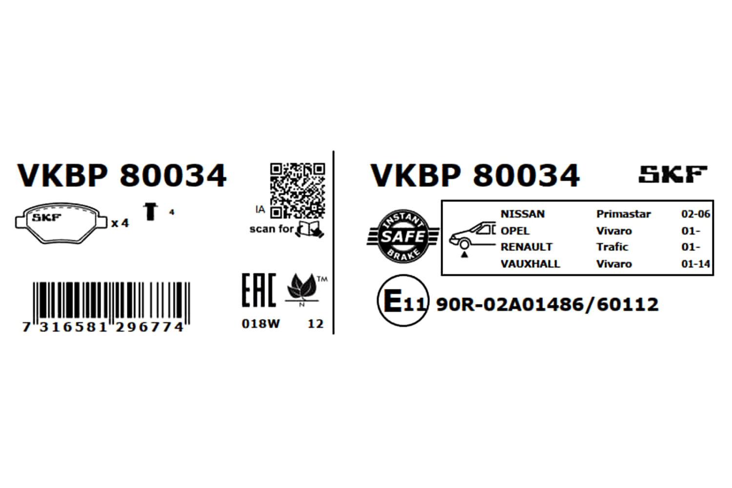 VKBP80034 SKF