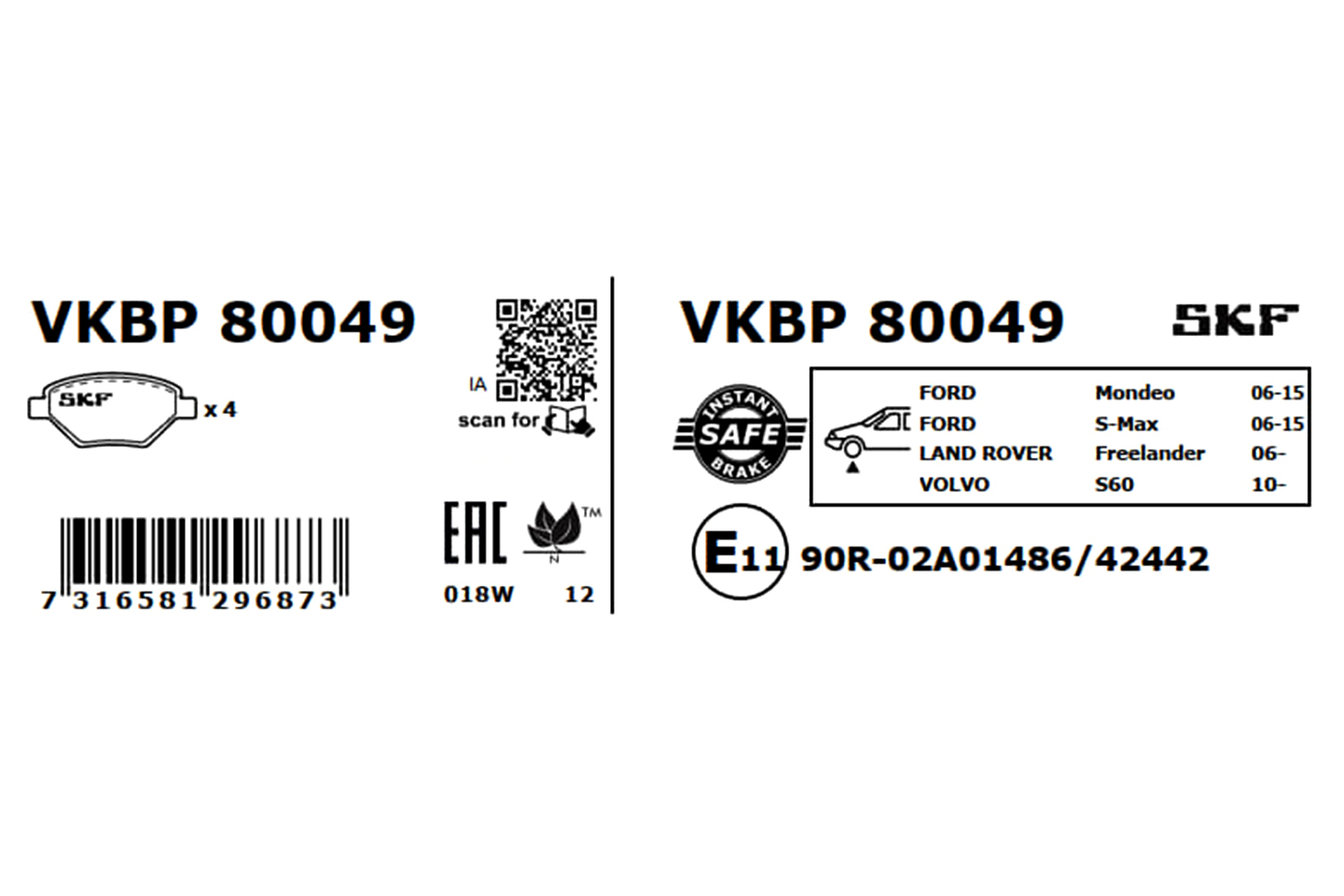 VKBP80049 SKF