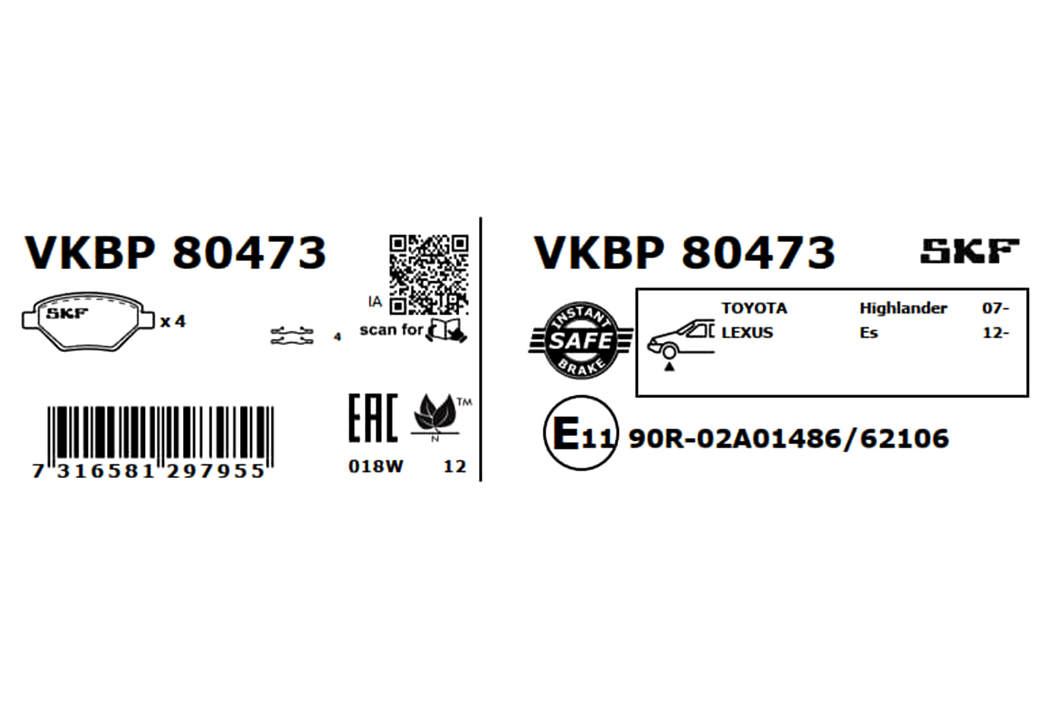 VKBP80473 SKF