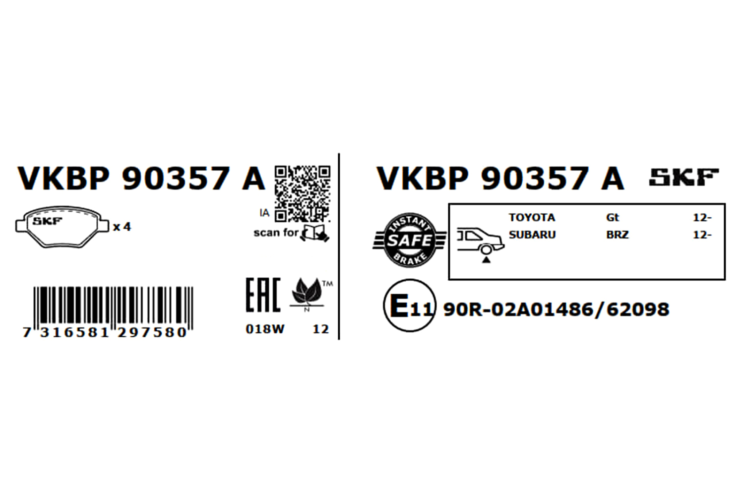 VKBP90357A SKF