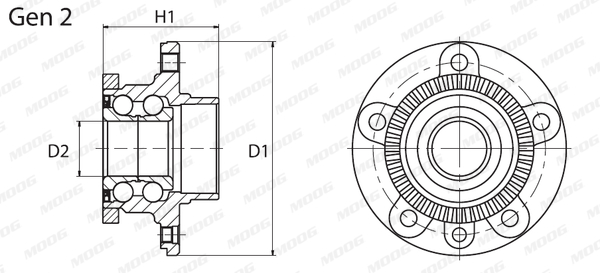 VOWB11058 MOOG
