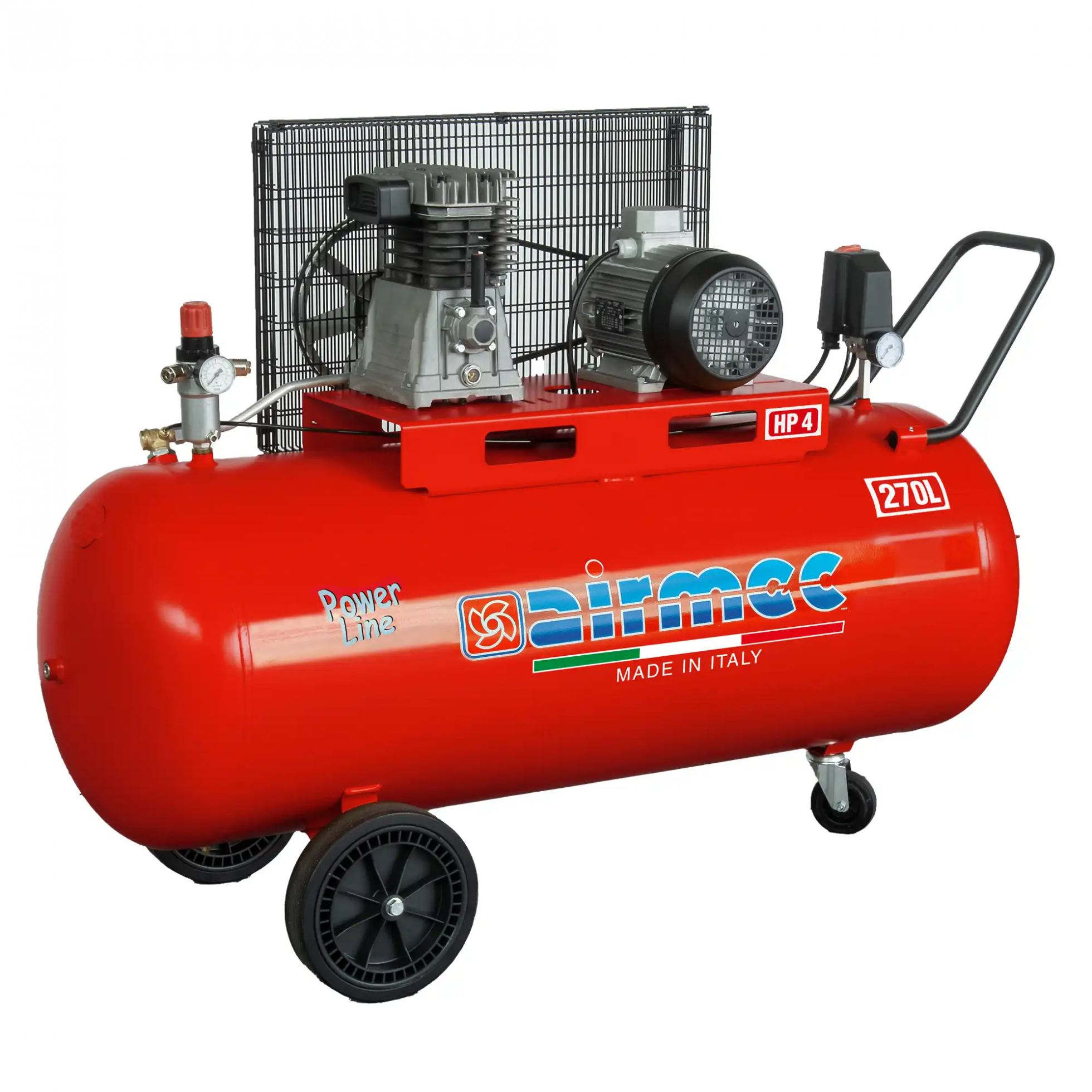 Компресор пневматичний поршневий CRT 300-4 TH30/270L/400V/3kW/420 L/min