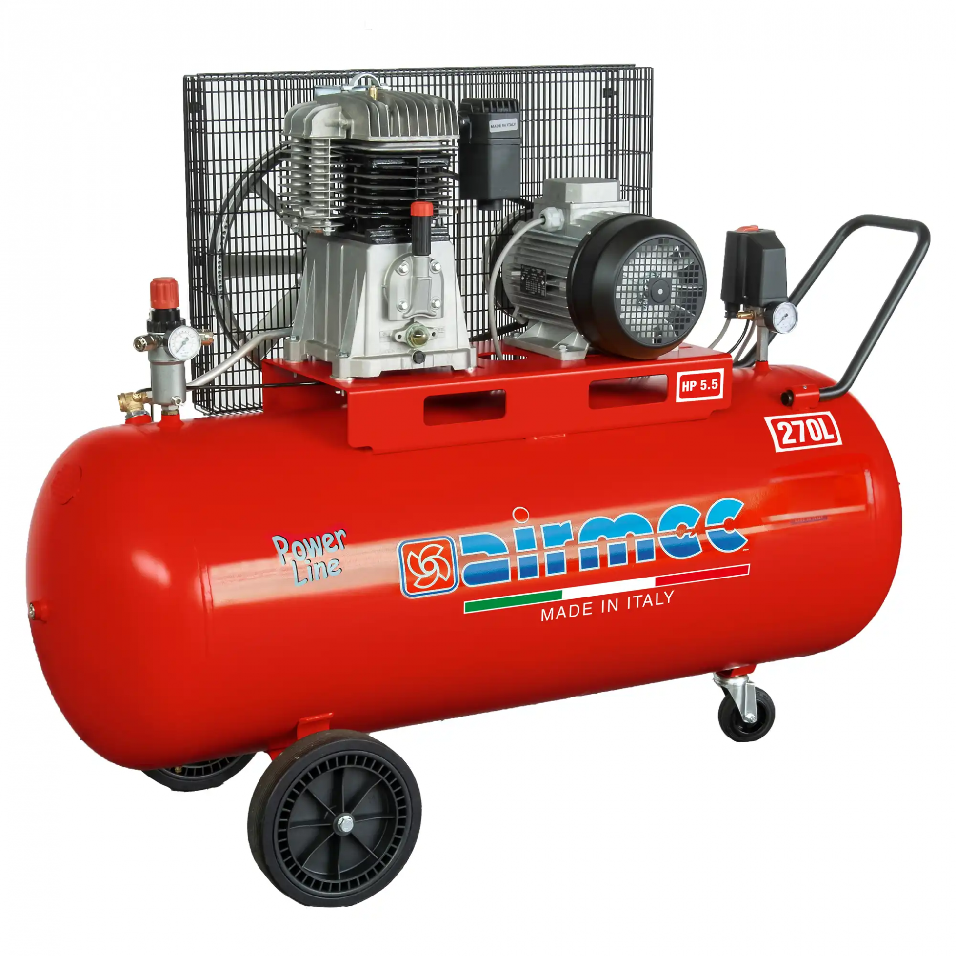 Компресор пневматичний поршневий CRT 300-5,5 NB5/270L/400V/4kW/582 L/min