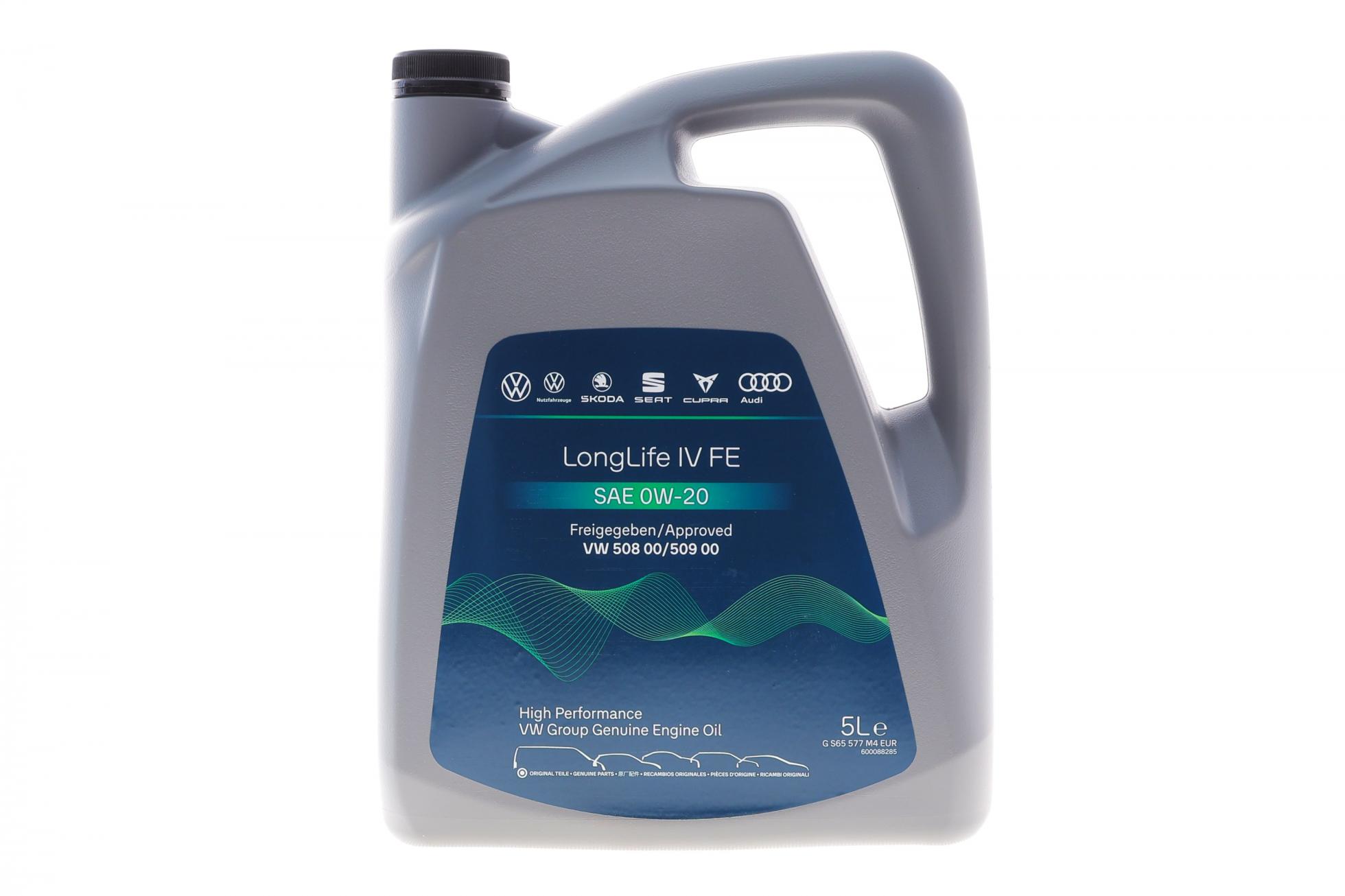 Олива моторна VAG LONGLIFE IV 0W-20 5л