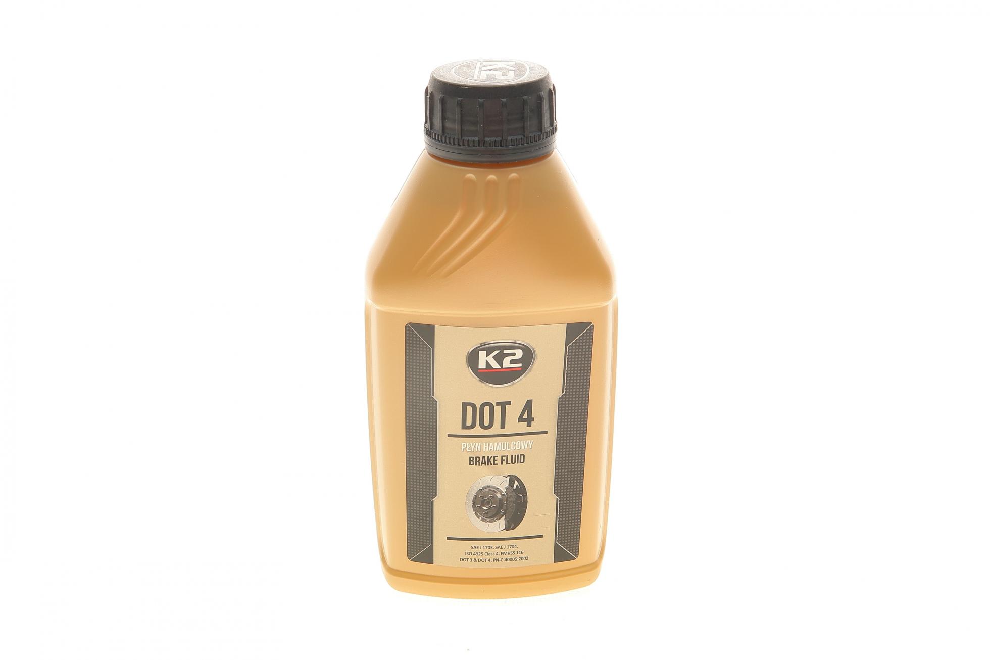 K2 DOT 4 500ml Гальмівна рідина