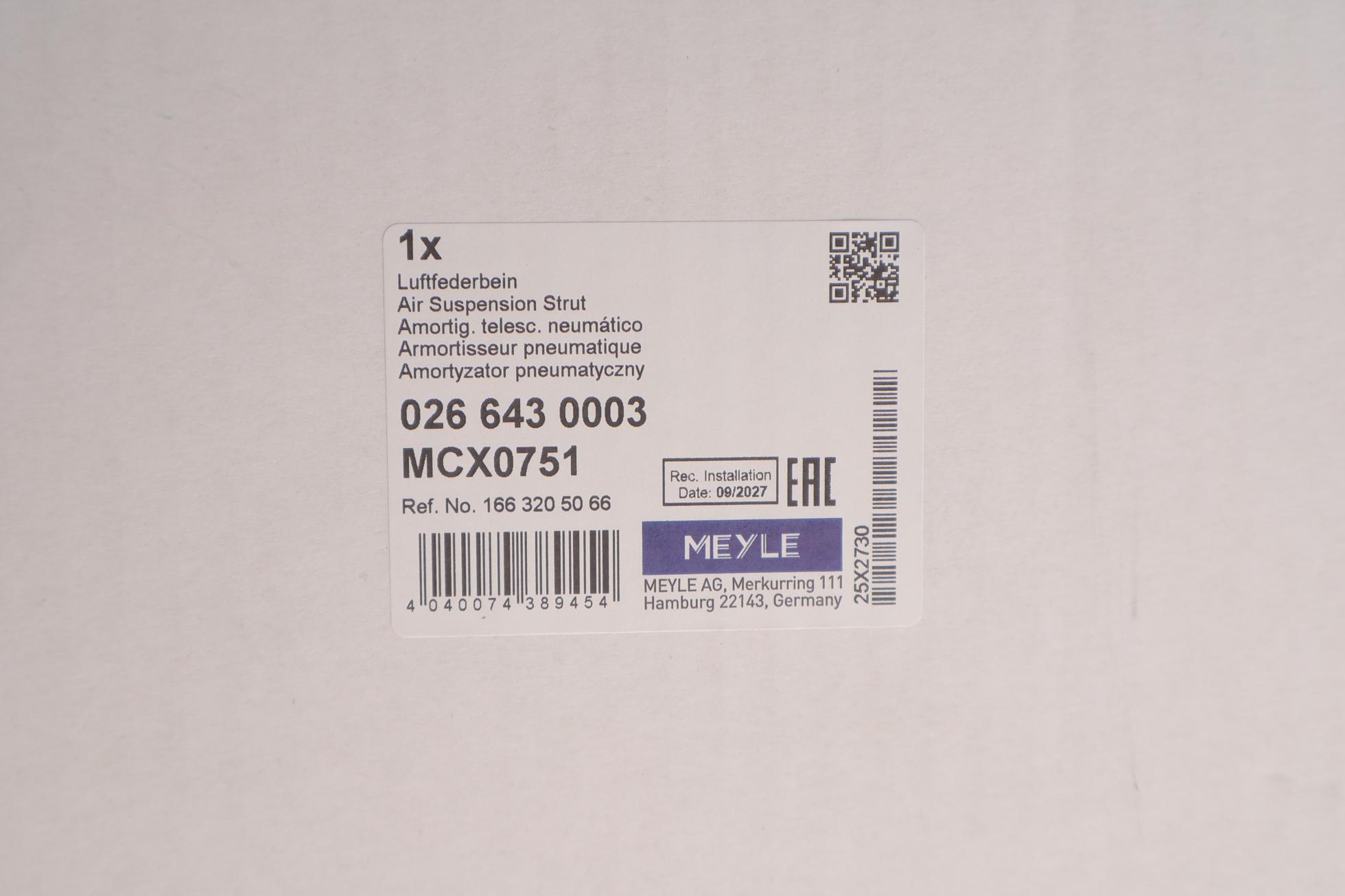 0266430003 MEYLE
