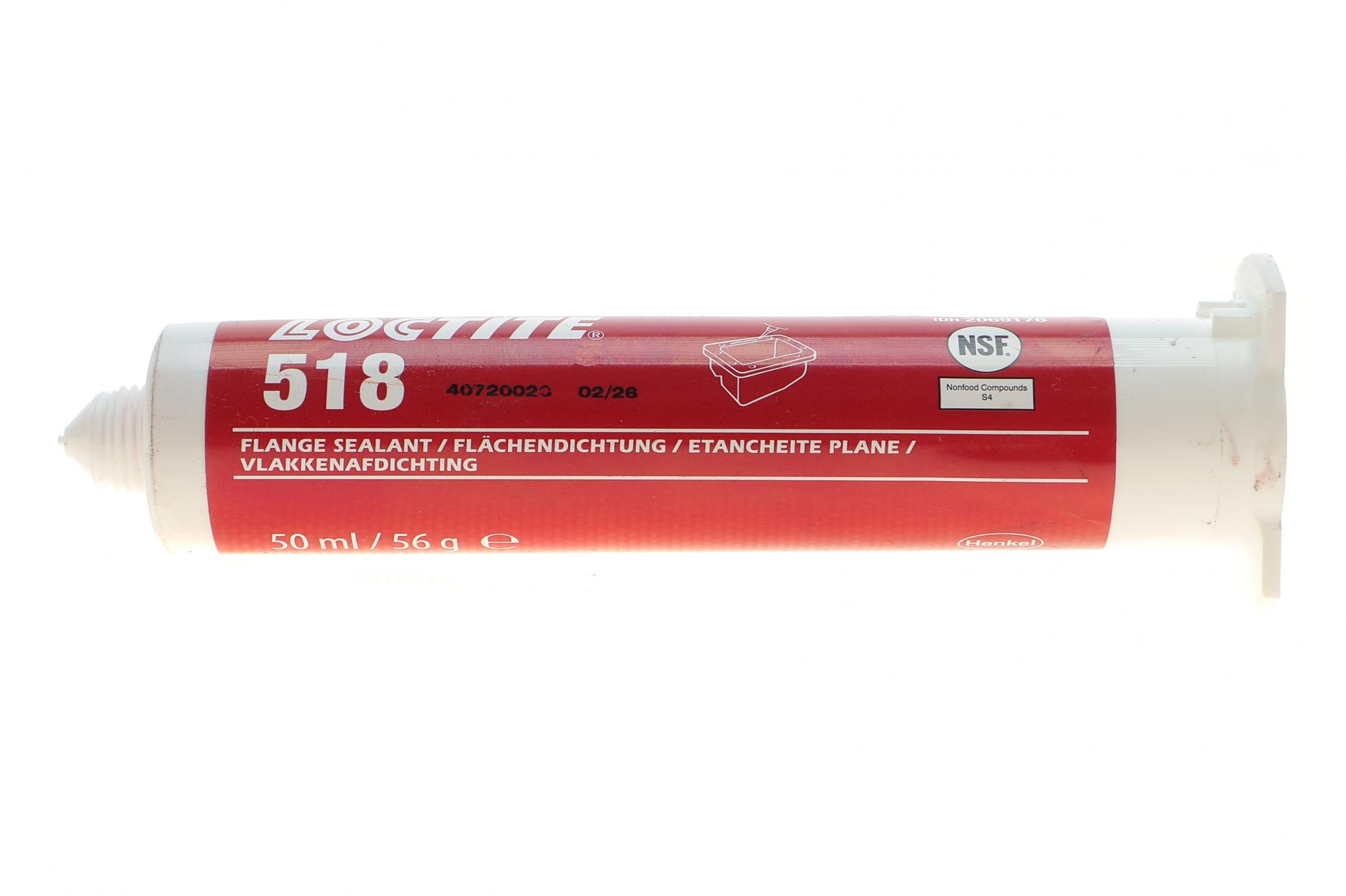 Герметик фланцевий Loctite 518 анаеробний, середньої міцності, краще для алюмінію 50мл