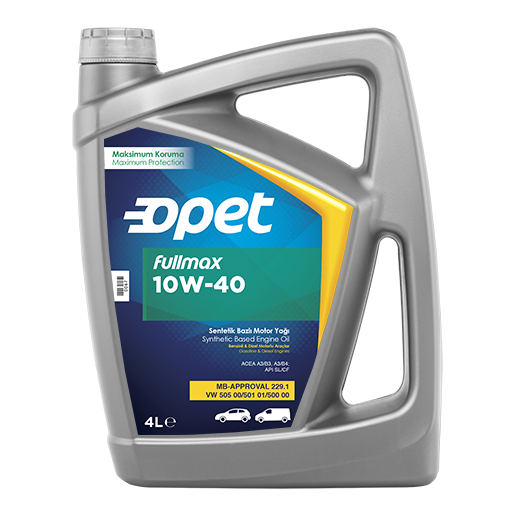 Олива моторна opet fullmax 10w40, 4л.