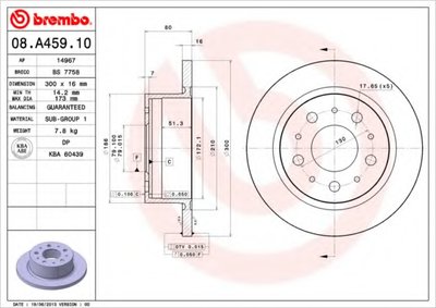 08A45910 BREMBO
