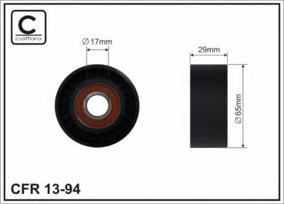 Натяжной ролик 65x17x25.5