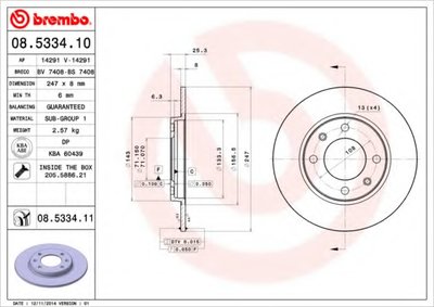 08533411 BREMBO