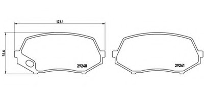 P54044 BREMBO