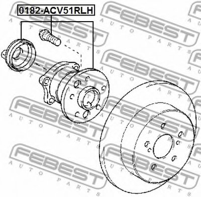0182ACV51RLH FEBEST