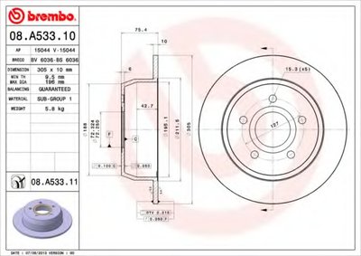 08A53311 BREMBO