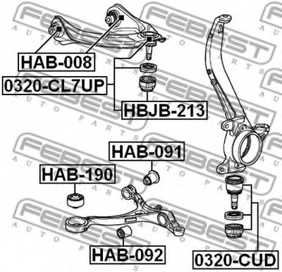 HAB190 FEBEST