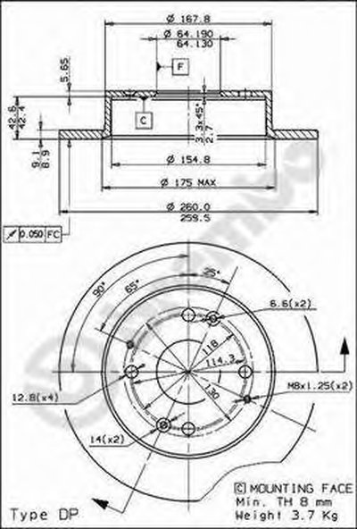 08580321 BREMBO