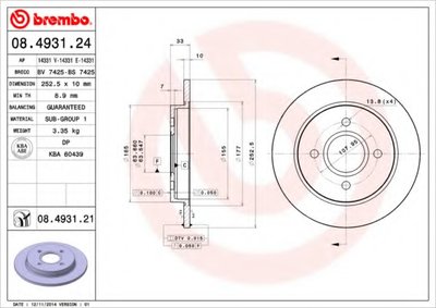 08493124 BREMBO