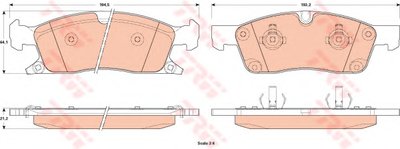 Гальмівні колодки дискові Grand Cherokee "F "10>>