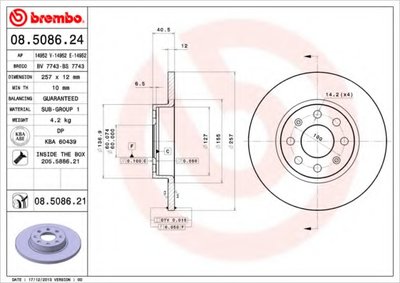 08508621 BREMBO