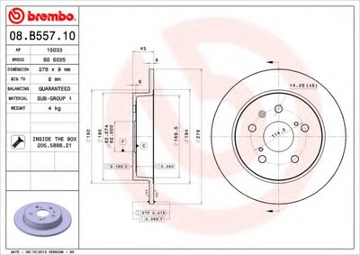 08B55710 BREMBO