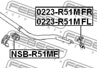 0223R51MFL FEBEST