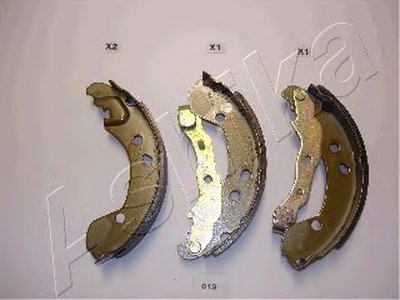 Гальмівні колодки барабанні nissan micra 