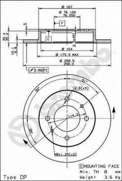 08908110 BREMBO