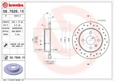 0876261X BREMBO