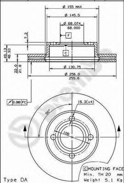 09571010 BREMBO