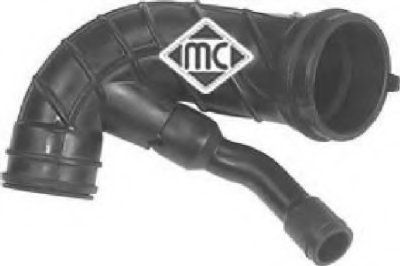 Патрубок повітроводу peugeot 206, 307, nemo / citroen bipper, xsara, c2, c3 1.4 hdi (09226) metalcaucho