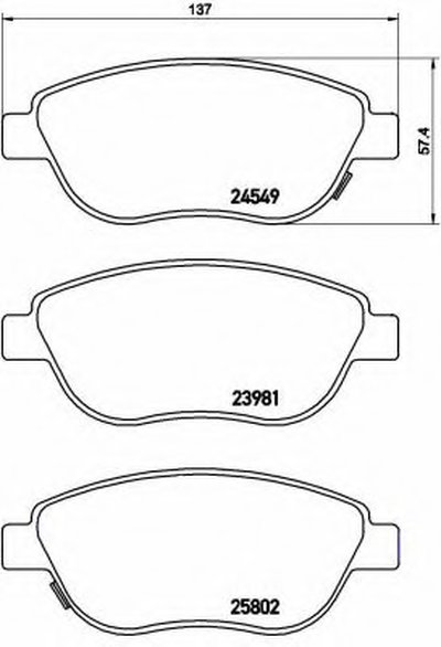 Гальмівні колодки дискові