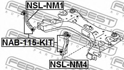 NAB115KIT FEBEST