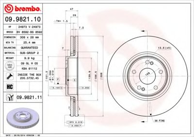 09982111 BREMBO