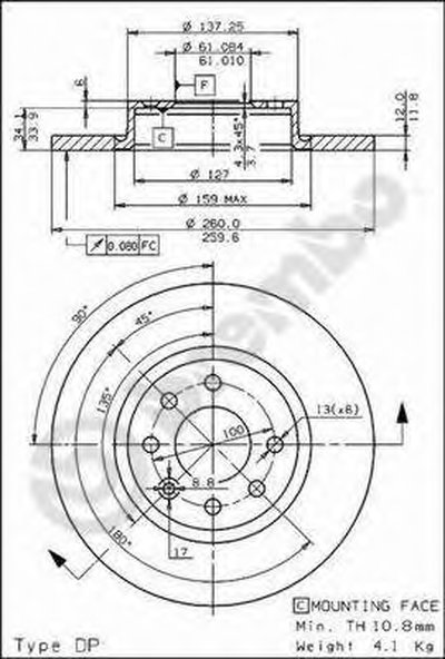 08518620 BREMBO