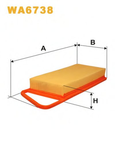 WA6738 WIX FILTERS