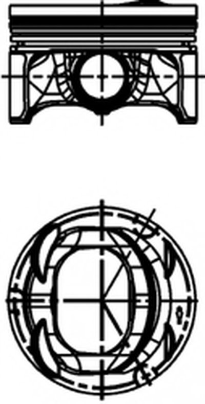 Поршень vw 77,01 