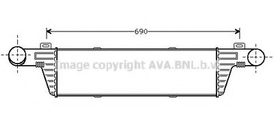 Інтеркулер MB E-Class W210 (98-) (MSA4224) AVA