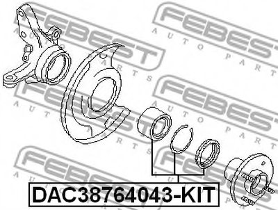 DAC38764043KIT FEBEST