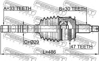 0414KB4A47L FEBEST