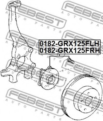0182GRX125FRH FEBEST
