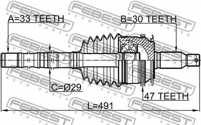 0414KB4A47R FEBEST