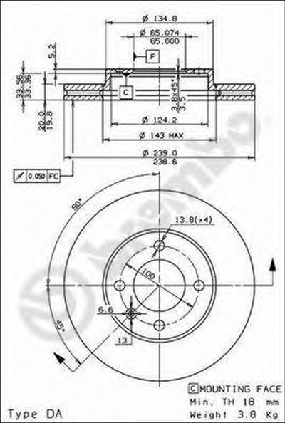 09476514 BREMBO