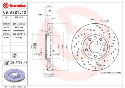 09A7211X BREMBO