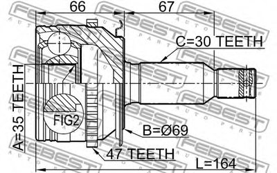 0410KB4A47 FEBEST