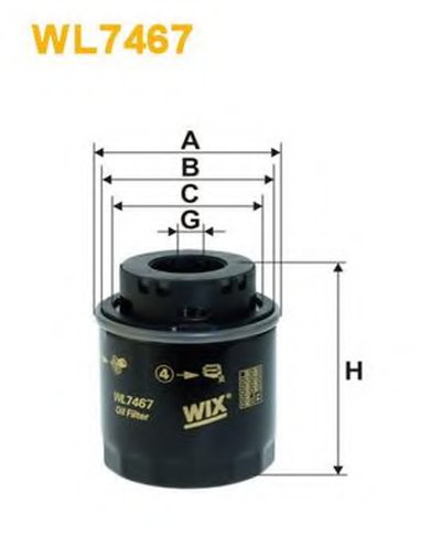 WL7467 WIX FILTERS