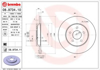 08973411 BREMBO