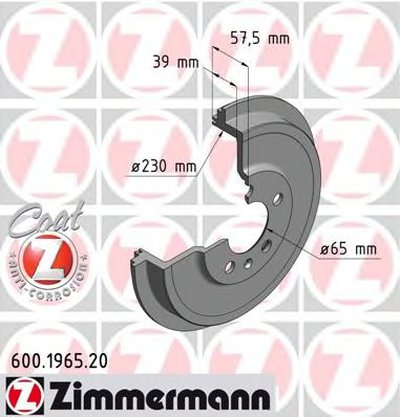 Барабан гальмiвний coat z